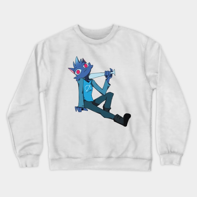 Mae from Night in the woods Crewneck Sweatshirt by annearrt